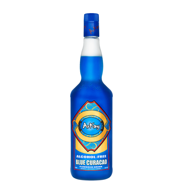 Arkay Alcohol Free Blue Curacao Flavoured 33.3 FL OZ / 1 Liter