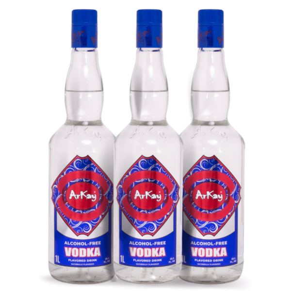 Deal 12 Bottles Package ArKay Vodka Alternative 33.3 FL OZ / 1 Liter