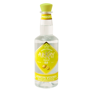 Arkay Lemon Vodka Zero Proof Spirits 33.3 FL OZ / 1 Liter