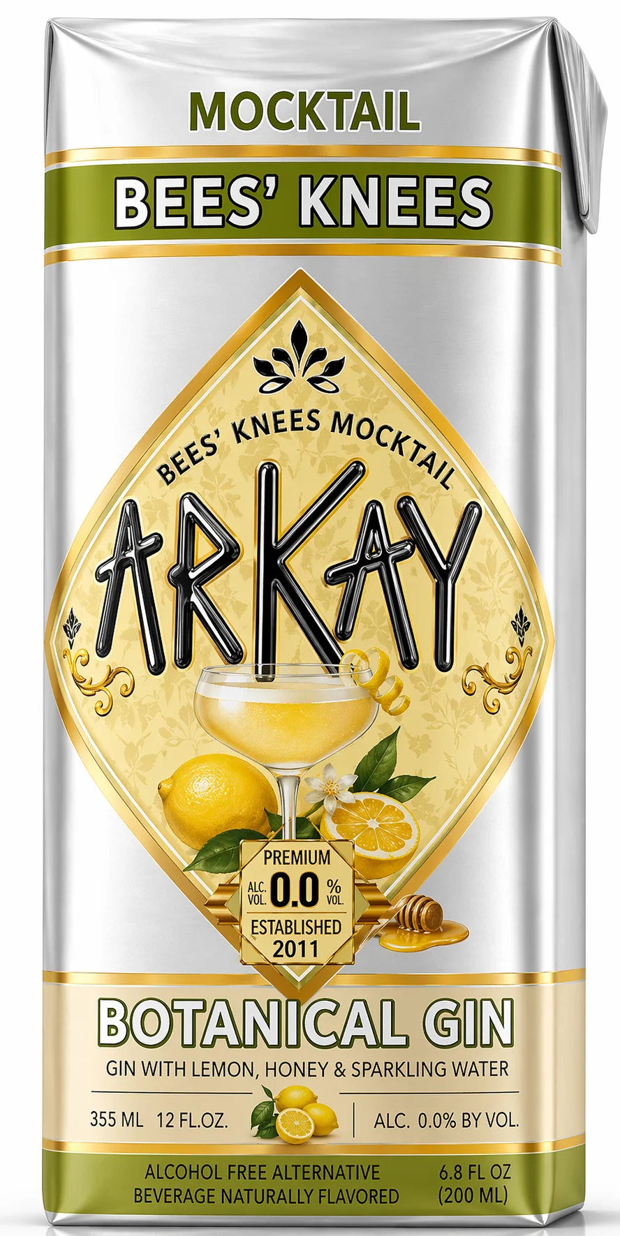 ARKAY Bee's Knees Zero Proof Mocktail