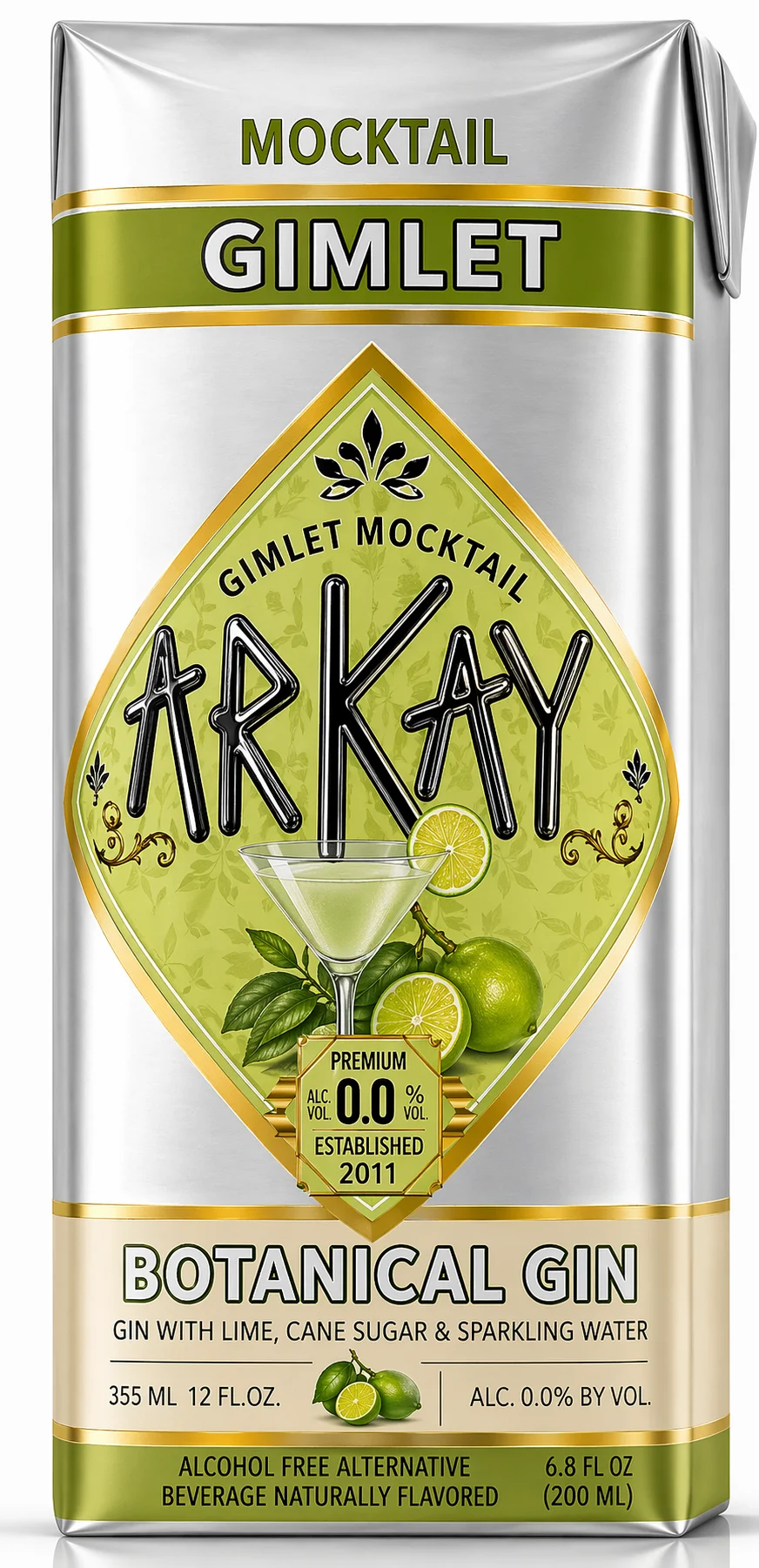 ARKAY Gimlet Zero Proof Mocktail