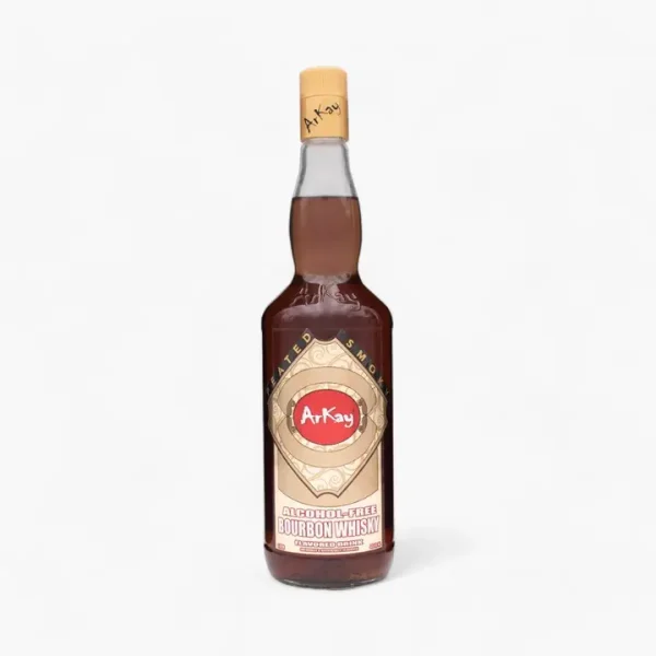 Arkay Non-Alcoholic Bourbon Peated Flavored Drink 33.3 FL OZ / 1 Liter