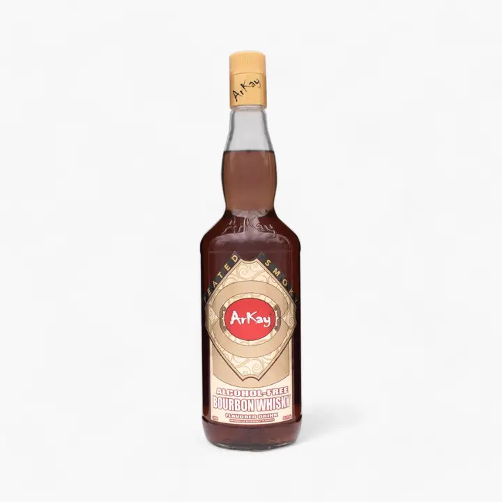 Arkay Non-Alcoholic Bourbon Peated Flavored Drink 33.3 FL OZ / 1 Liter