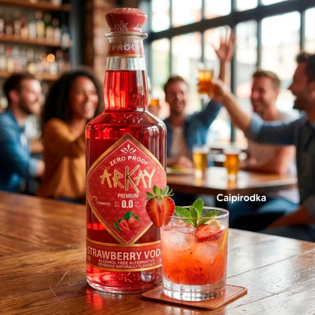 Caipiroska mocktail
