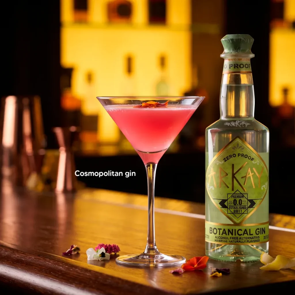 Cosmopolitan mocktail