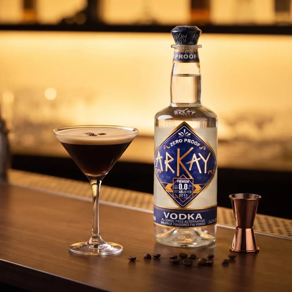 Espresso Martini mocktail