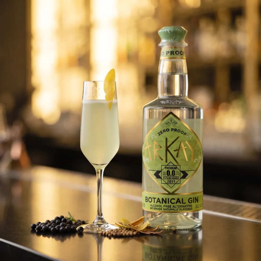 French 75 mocktail