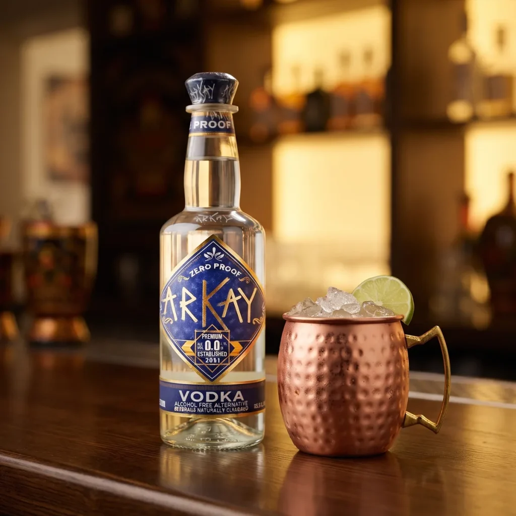Moscow Mule mocktail